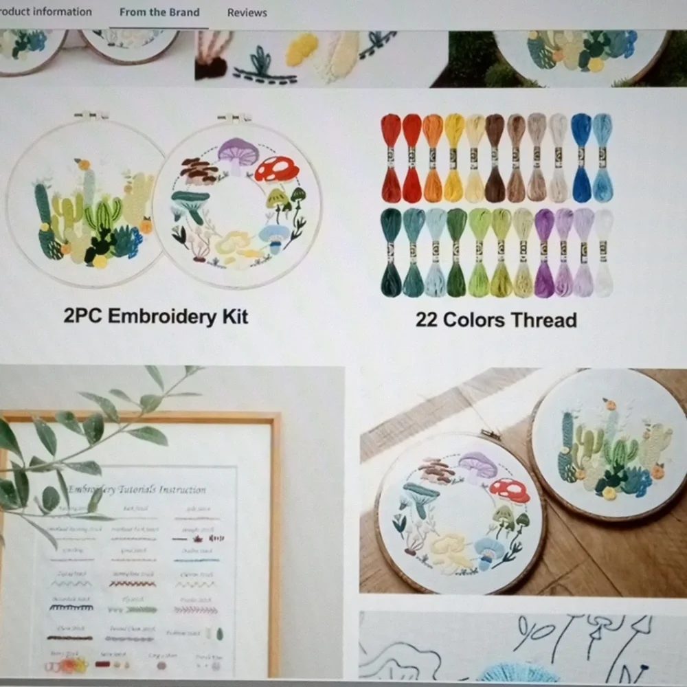 4-Sets Complete Embroidery & Diamond Painting Hobbyists Unused Four Complete Set - Picture 9 of 12